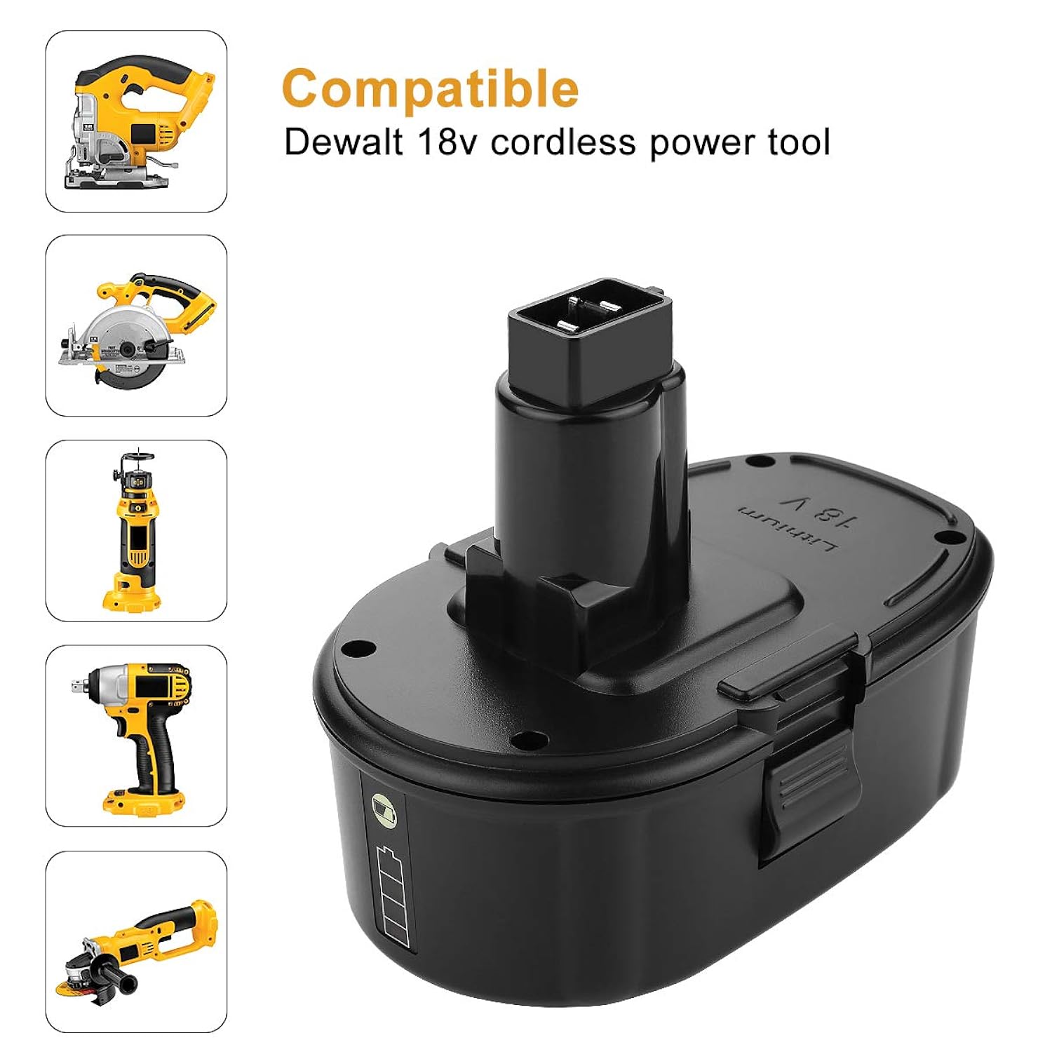 dewalt dc9180-2 18-volt xrp lithium-ion batteries 2-pack from Sears.com