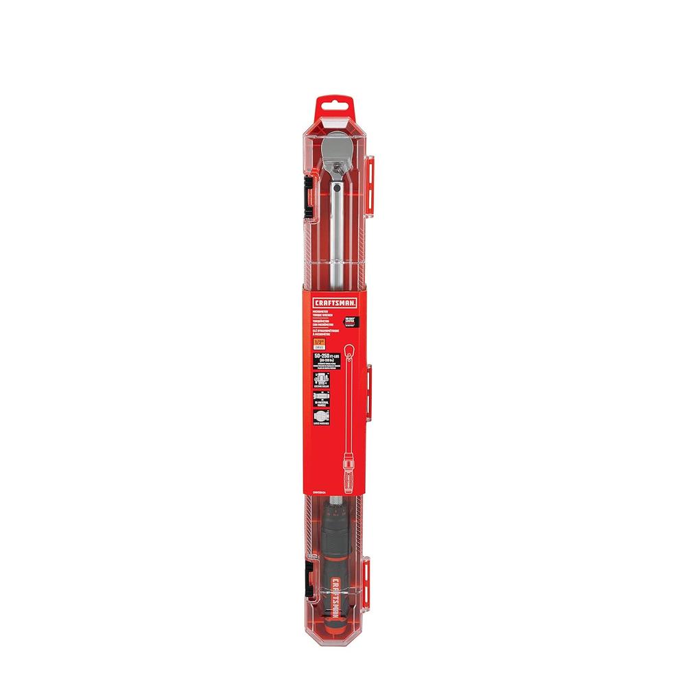 CRAFTSMAN Torque Wrench, SAE, 1/2-Inch Drive (CMMT99434)