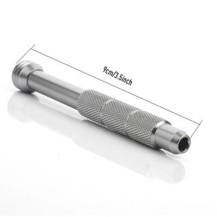 URTERYSER Magnetic Screwdriver Handle - Metal Grip For 4mm Hex Shank Drill Bits, Ergonomic Aluminum Alloy Tool Handle