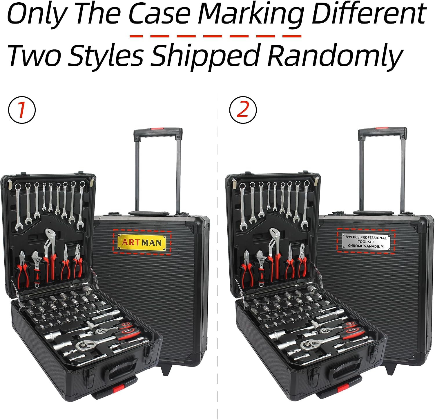 DOWELL 49-Piece Home Repair Hand Tool Set – Tool Kit With Plastic Storage Case For DIY, Assembly, And Maintenance
