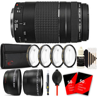 Nl C 75 300 9 Us Canon Ef 75 300mm F 4 5 6 Iii Lens Accessory Kit For Canon Rebel Cameras