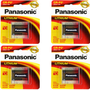 Cr P2 4 X Panasonic Crp2 6v Lithium Photo Battery El223a Dl223 K223la