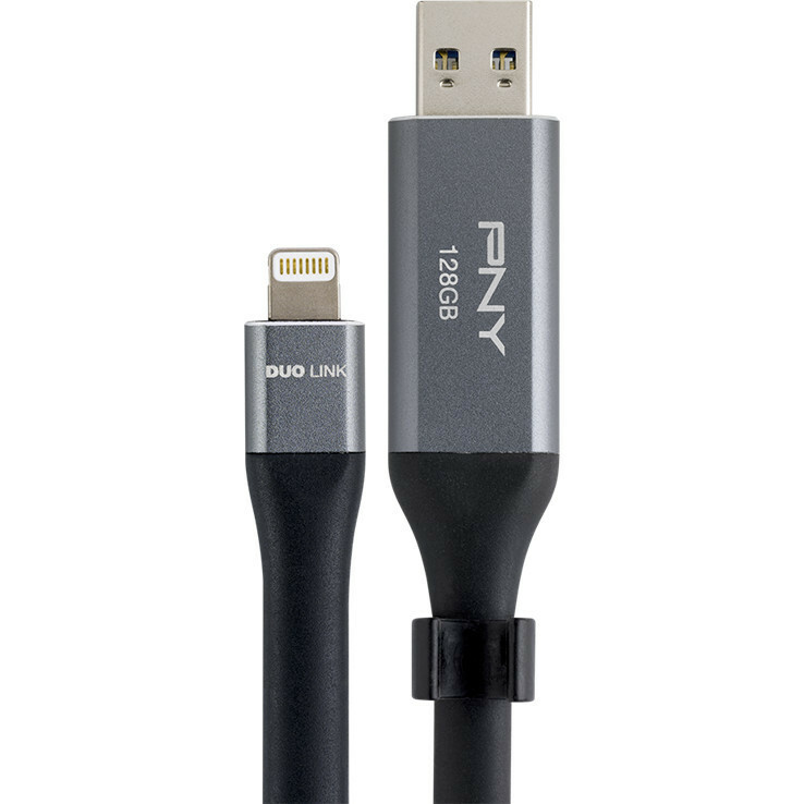 Pfdi128la02gcrb Pny Duo Link Usb 3 0 Otg Flash Drive For Iphone And Ipad
