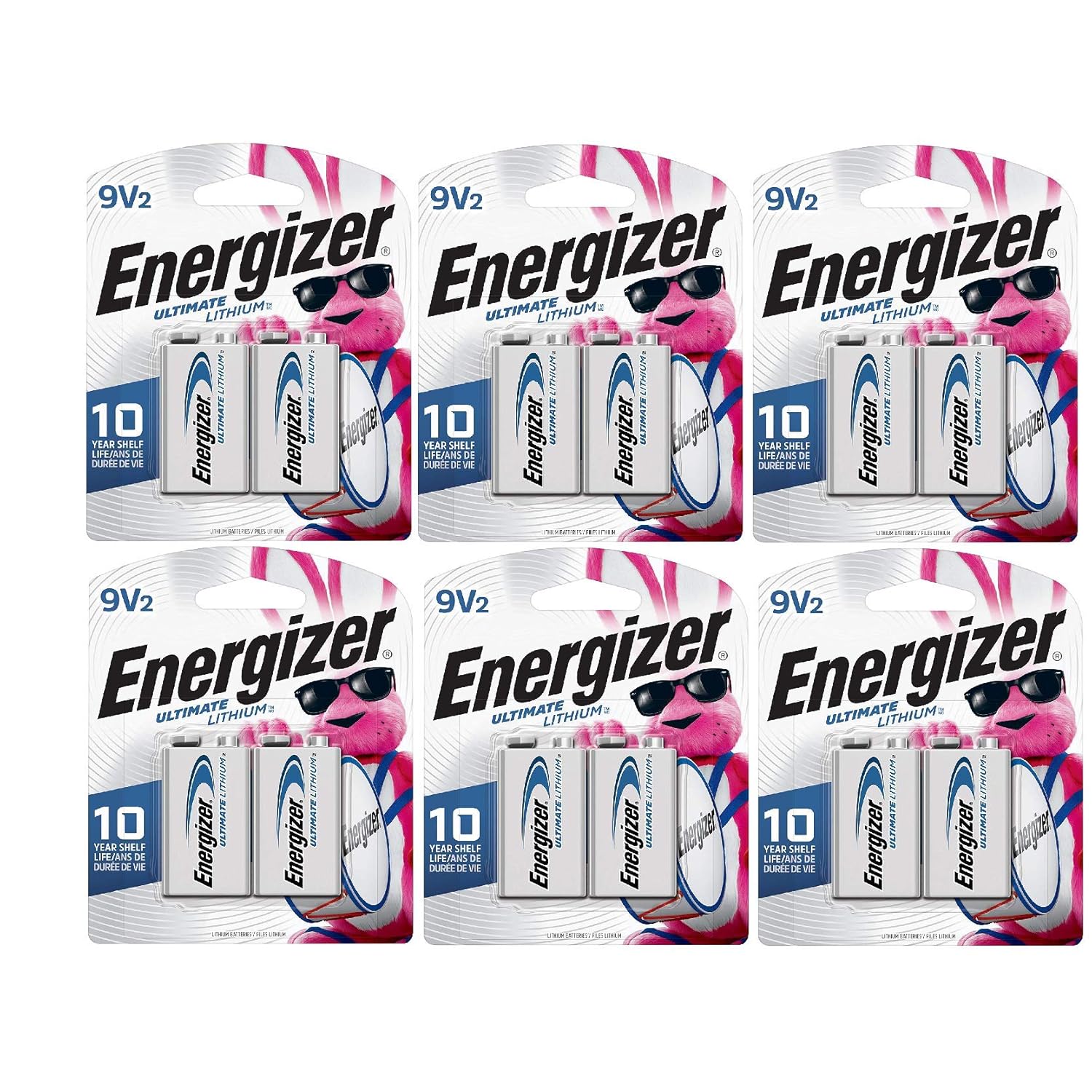 Ener9vult 12 Energizer 9v Ultimate Lithium Batteries L522 Bulk