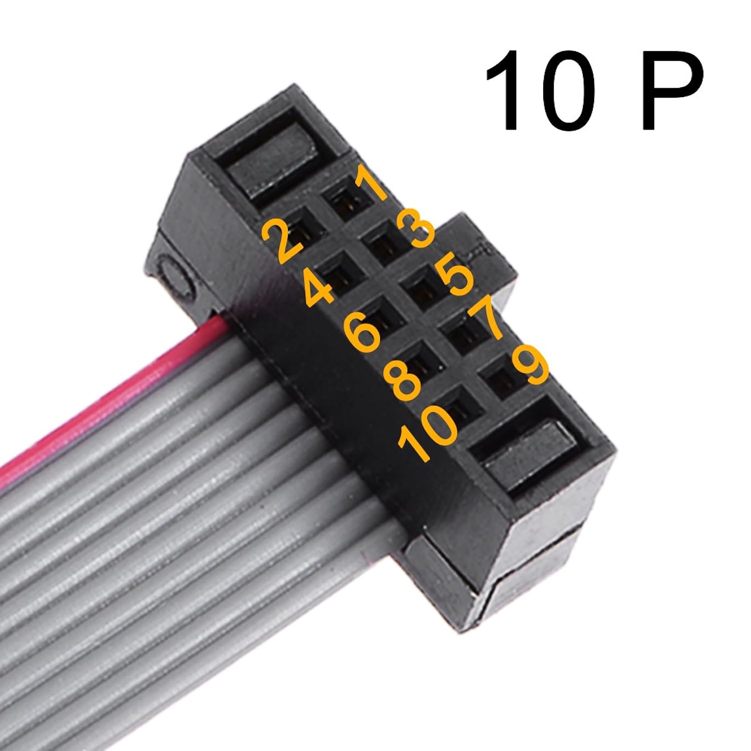UXCELL uxcell IDC 10 Pins Connector Flat Ribbon Cable Female Connector ...