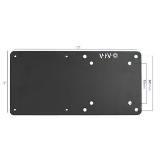 Vivo Vivo Black Steel Arm Bracket Holder For Intel Nuc Back Of Monitor Vesa Metal Plate Mount Extension Mount Vesa01