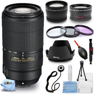 Jaa3da Nikon Af P Nikkor 70 300mm F 4 5 5 6e Ed Vr Lens Telephoto And Wide Angle Kit