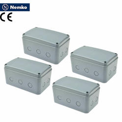 Generic 4x Waterproof Junction Box Cable Connector Enclosure Case Ip66 181x111x100mm Abs