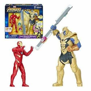 Avengers Infinity War Iron Man Vs Thanos Battle Set Action Figures