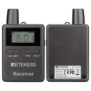 FF9468CF9468BX5 Retekess TT105 Tour Guide System Wireless 2 Way Church
