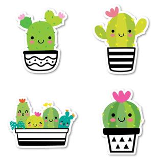 Funpopstickers Succulent Pack Sticker Pack Succulents Stickers 4 Pack Sticker Vinyl Decal Laptop Phone Tablet Vinyl Decal Sticker