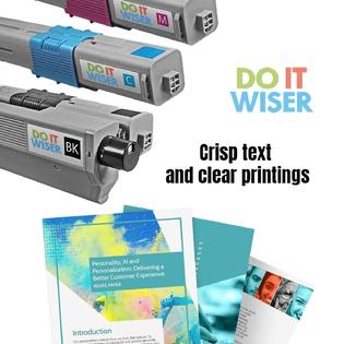 Do It Wiser Compatible Toner Cartridge Replacement For Oki Mc362w C531dn Mc361 C330dn C331dn Mc351dn C310dn C330 C530dn Mc56