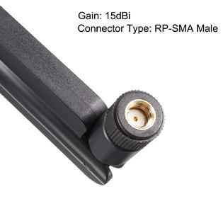 Uxcell A19070900ux0134 Uxcell Gsm Gprs Wcdma Lte Antenna 3g 4g 15dbi High Gain 700 2700mhz Rp Sma Male Connector Omni Direction Foldable Paddle Typ