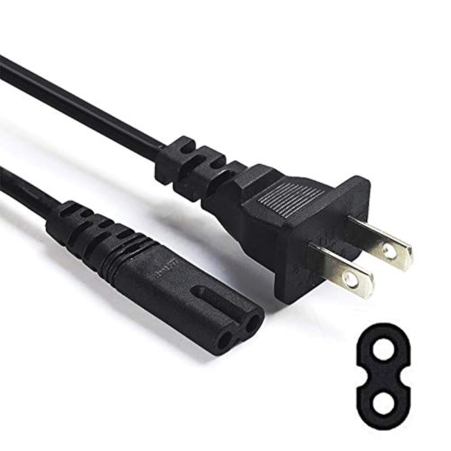Tpltech 651 2 Prong Ac Power Cord Cable Compatible For Sony Ps4 Playstation 4 Ps3 Playstation 3 Xbox One S Xbox One X Samsung Lg