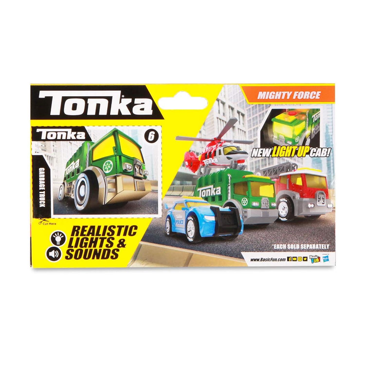 GCP Products Tonka Mighty Force Lights & Sounds - Garbage Truck