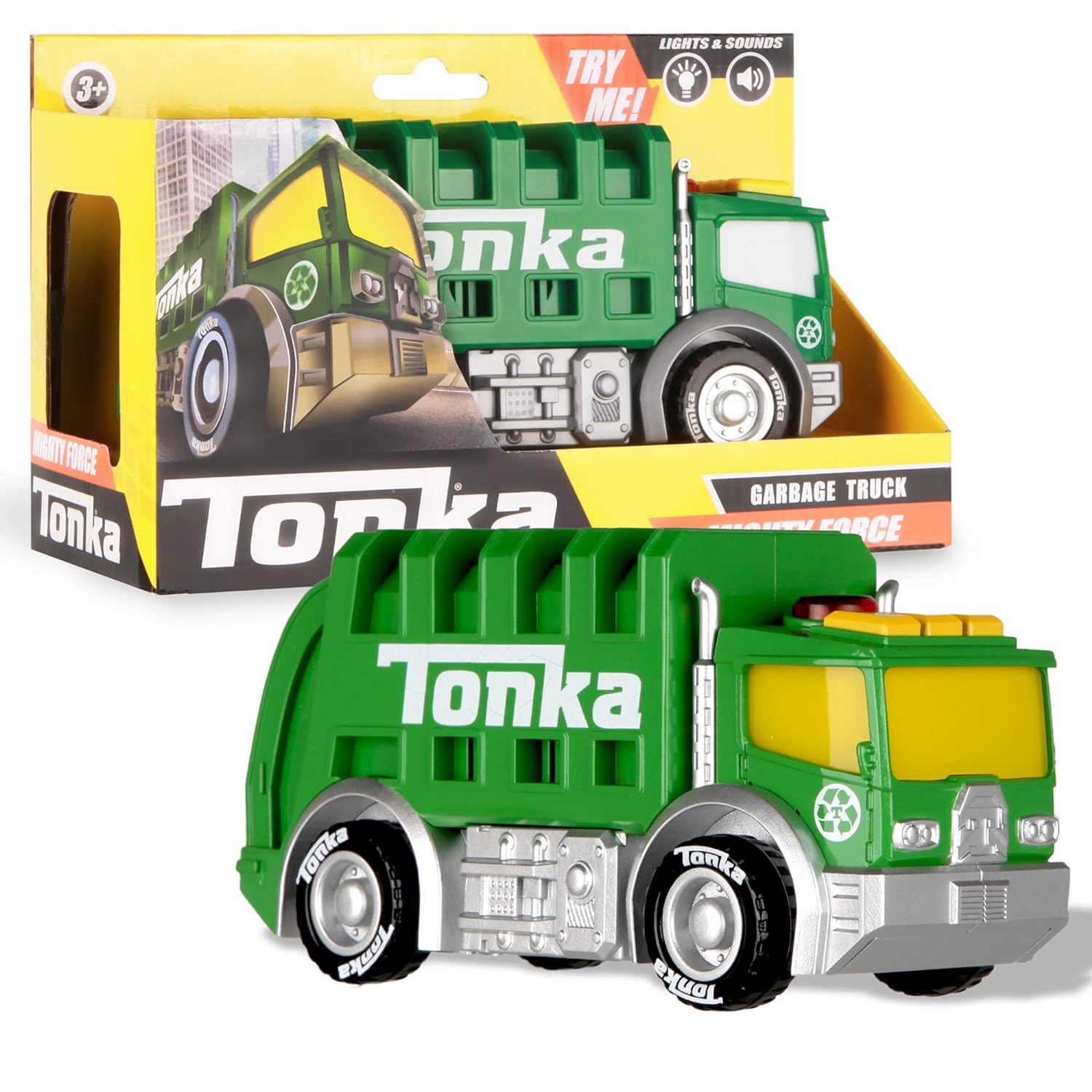 GCP Products Tonka Mighty Force Lights & Sounds - Garbage Truck