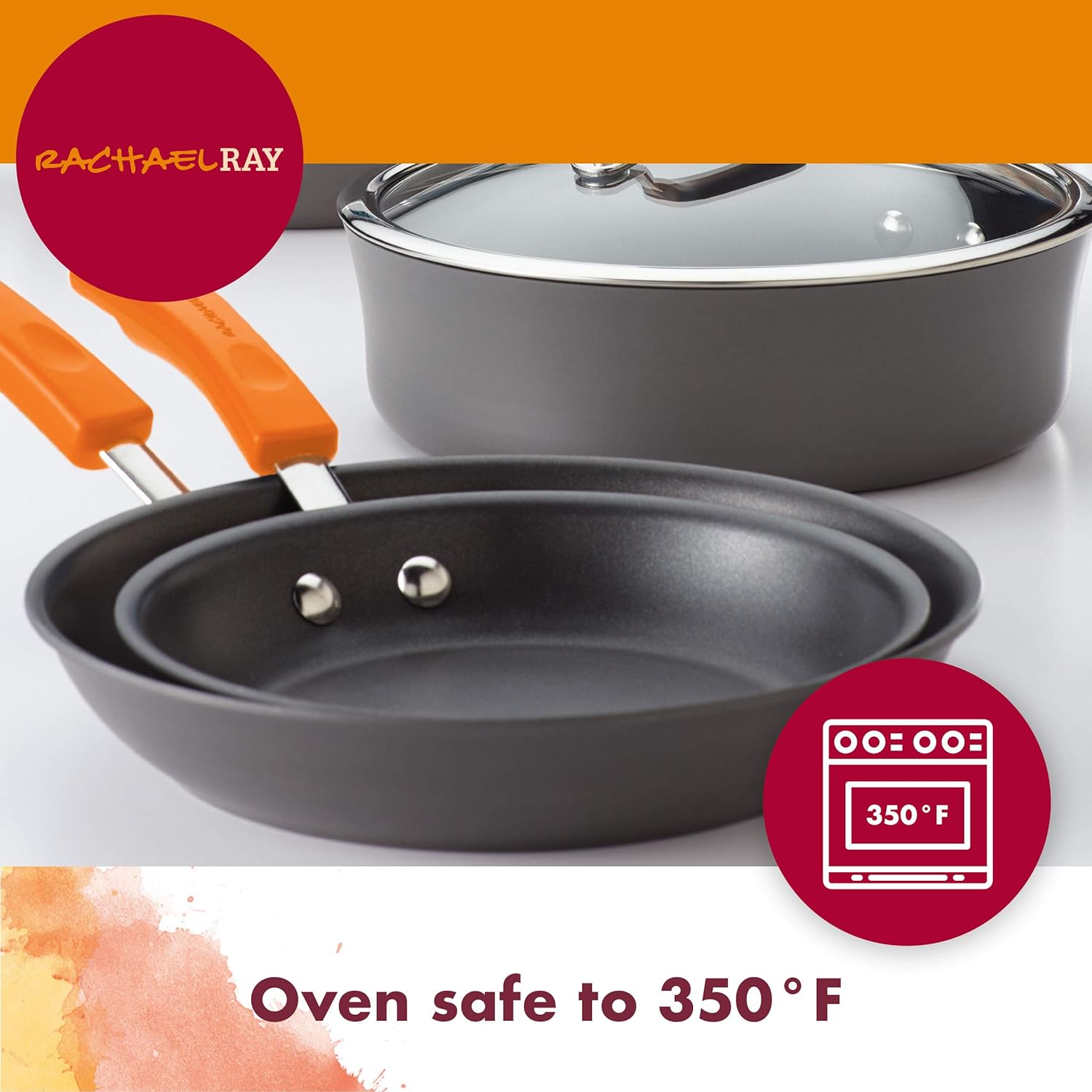 10-Piece Hard Anodized Nonstick Induction Cookware Set – Rachael Ray