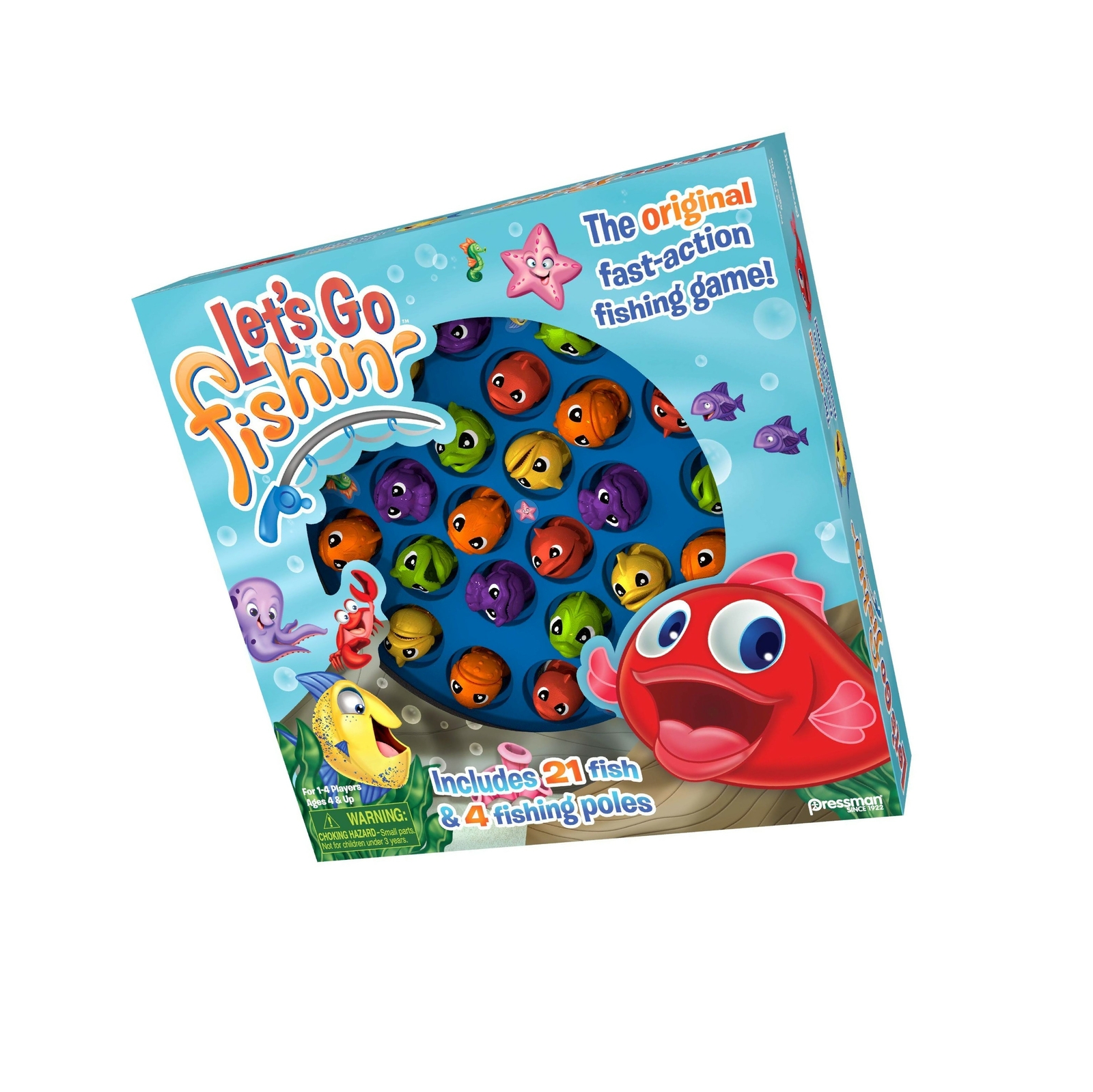 Pressman Toy Lets Go Fishin Game By Pressman The Original Fast Action Fishing Game