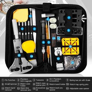 GCP Products Watch Repair Kit, Watch Case Opener Spring Bar Tools
