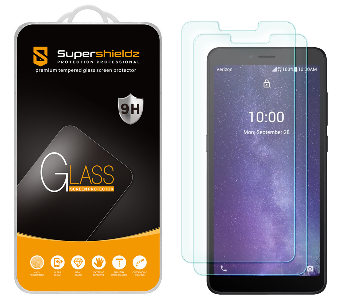 Generic Ss Tg Tcl Signa 2p 2 Pack Supershieldz Tempered Glass Screen Protector For Tcl Signa