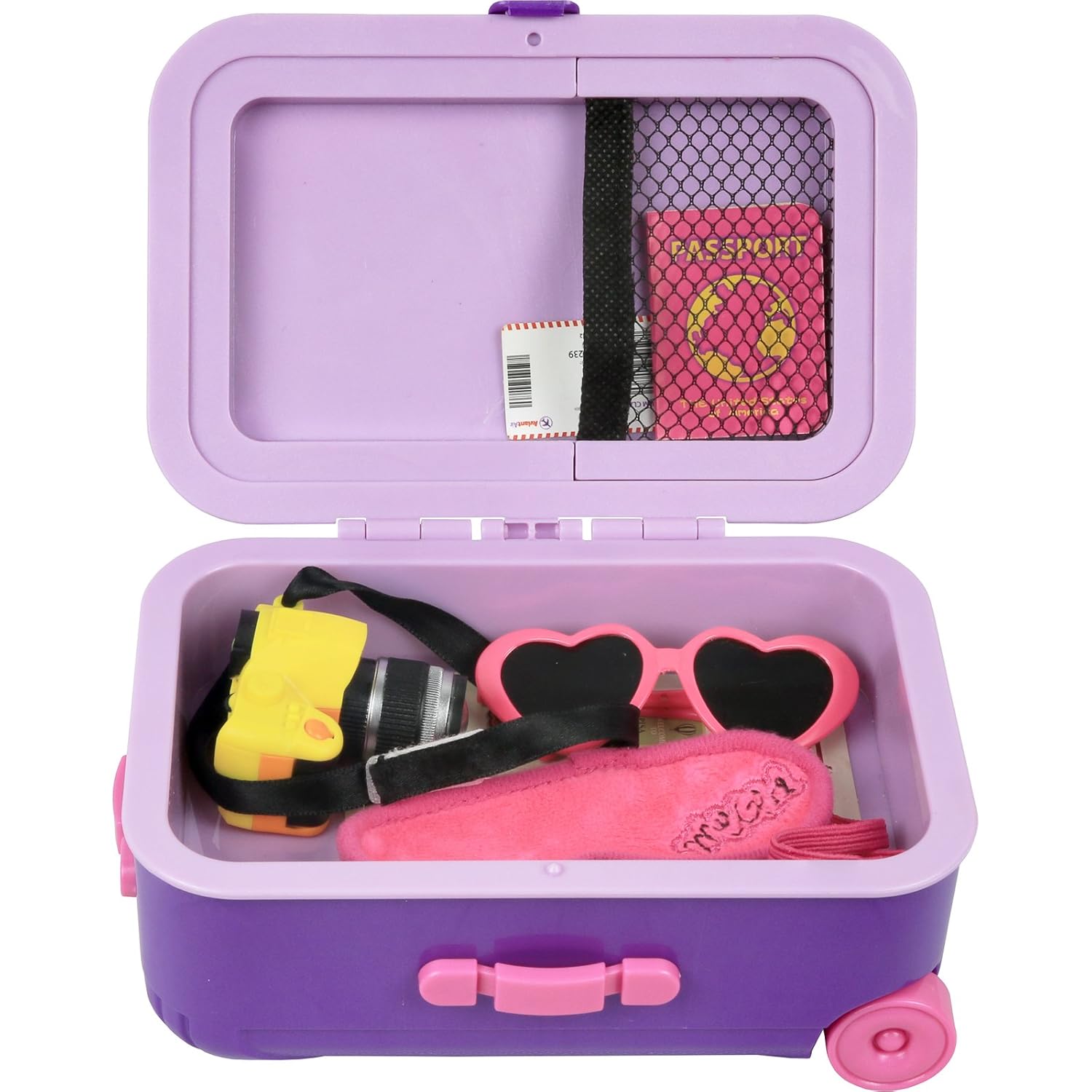 Click N Play 18 Doll Travel Carry On Suitcase Luggage 7piece Set With Travel Gear Accessories Perfect For 18 American Girl Click N Play 18 Doll Travel Carry On Suitcase Luggage 7piece Set With Travel Gear Accessories Perfect For 18 American Girl