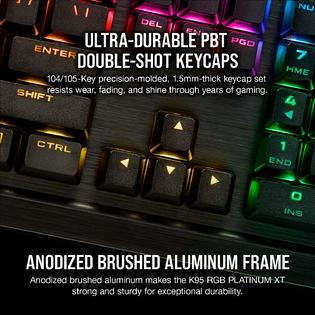 Ch Na Corsair K95 Rgb Platinum Xt Mechanical Gaming Keyboard Backlit Rgb Led Cherry Mx Rgb Brown Black Ch Na Corsair K95 Rgb Platinum Xt Mechanical Gaming Keyboard Backlit Rgb Led Cherry Mx Rgb Brown Black