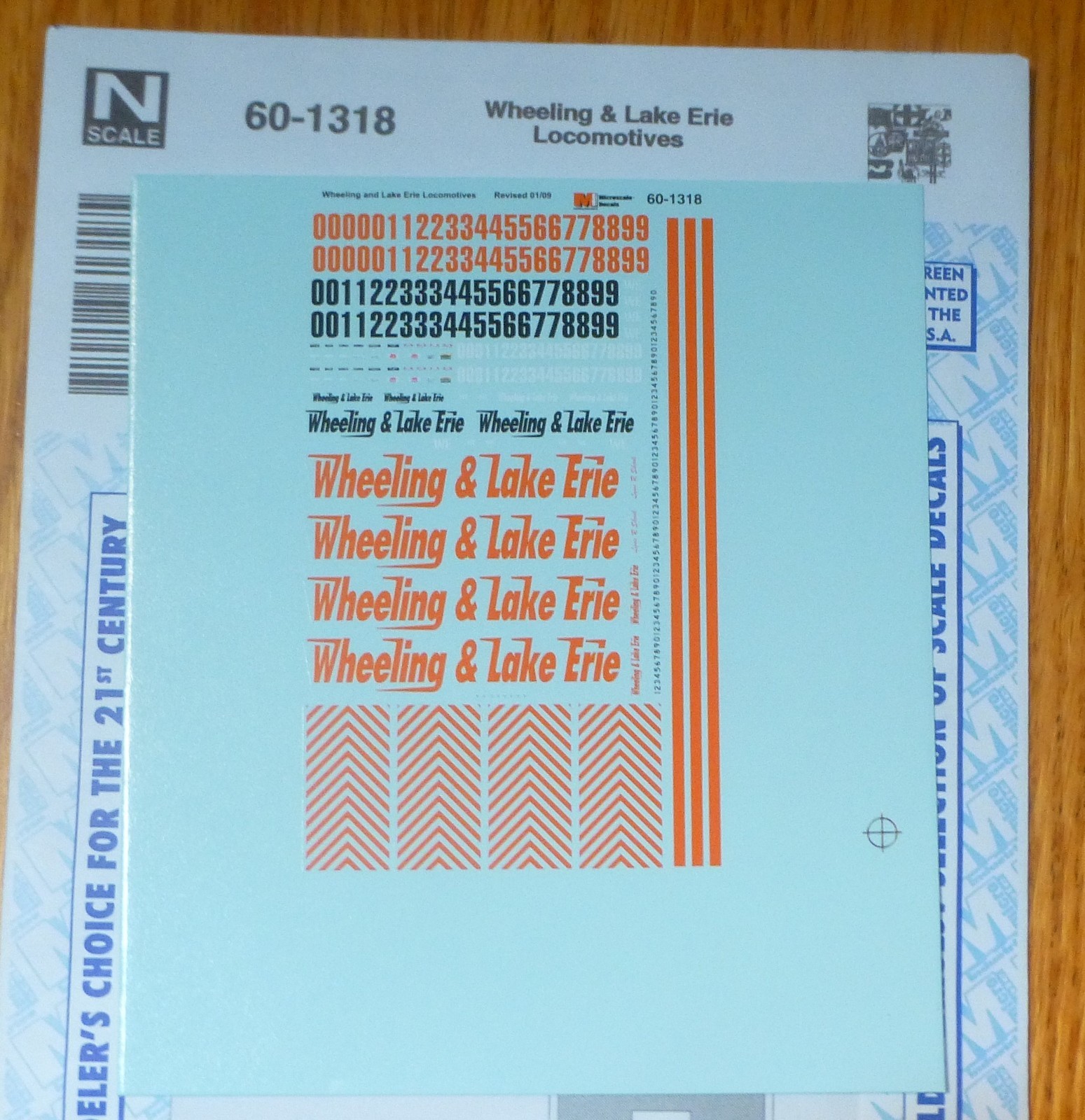 Microscale Decal N 60 1318 Wheeling Lake Erie Locomotives Microscale Decal N 60 1318 Wheeling Lake Erie Locomotives