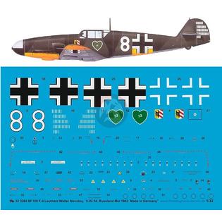 Peddinghaus Decals Peddinghaus 1 32 Bf 109 F 2 Markings Walter Nowotny 1 Jg 54 Ryelbitzi 1942 3264 Peddinghaus Decals Peddinghaus 1 32 Bf 109 F 2 Markings Walter Nowotny 1 Jg 54 Ryelbitzi 1942 3264