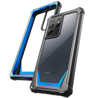 Poetic F2d For Samsung Galaxy S21 Ultra 5g Case With Screen Protector Shockproof Cover Blue Poetic F2d For Samsung Galaxy S21 Ultra 5g Case With Screen Protector Shockproof Cover Blue