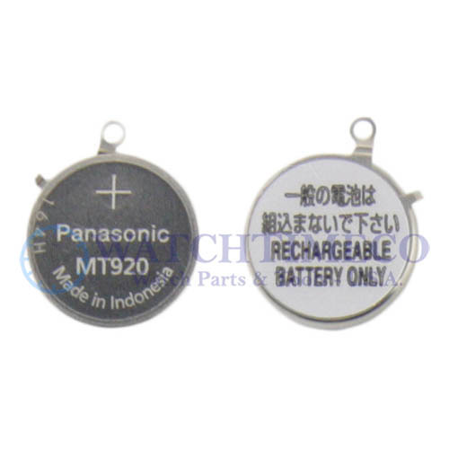 Panasonic Mt920 Seiko Solar Capacitor Replacement 3023-24T MT920