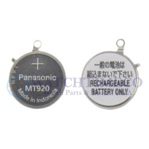 Panasonic MT920 Battery Capacitor Seiko Kinetic / Solar 5K21 5K22 5K23 5K25  5K2J