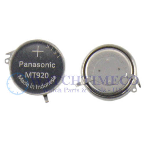 Panasonic Mt920 Battery Capacitor Seiko Kinetic 5m82 5m83 5m84 5m85 7l22