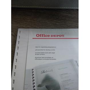 Office Depot 25882 Office Depot Brand 5 Tab Pre Punched Index - Office depot label template
