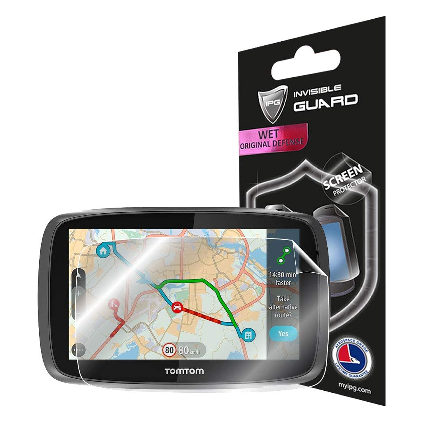 majoor inzet commando IPG 2620 IPG For TomTom GO 510 5 Inch GPS Navigation Device Screen  Protector Invisible Ultra HD Clear Film Anti Scratch Skin Guard - Smo