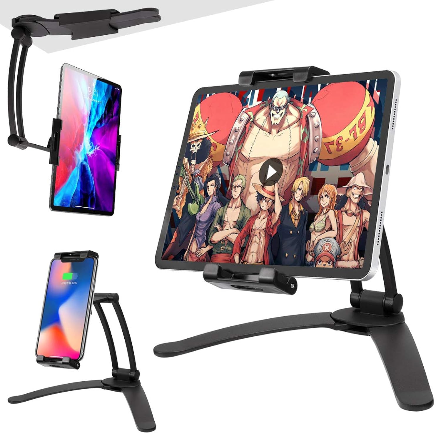 5vk1b 00 B0886 1 2 In 1 Kitchen Tablet Stand Adjustable Wall Tablet Stand Pull Up Lazy Bracket Desktop Mount Support 5 13 Width I Pad Phone Ho