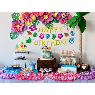 2 Pcs Jevenis Glittery Moana Birthday Banner Moana Cake Topper Moana Birthday Party Decoration Hawaiian Birthday For Tropical L 2 Pcs Jevenis Glittery Moana Birthday Banner Moana Cake Topper Moana Birthday Party Decoration Hawaiian Birthday For Tropical L