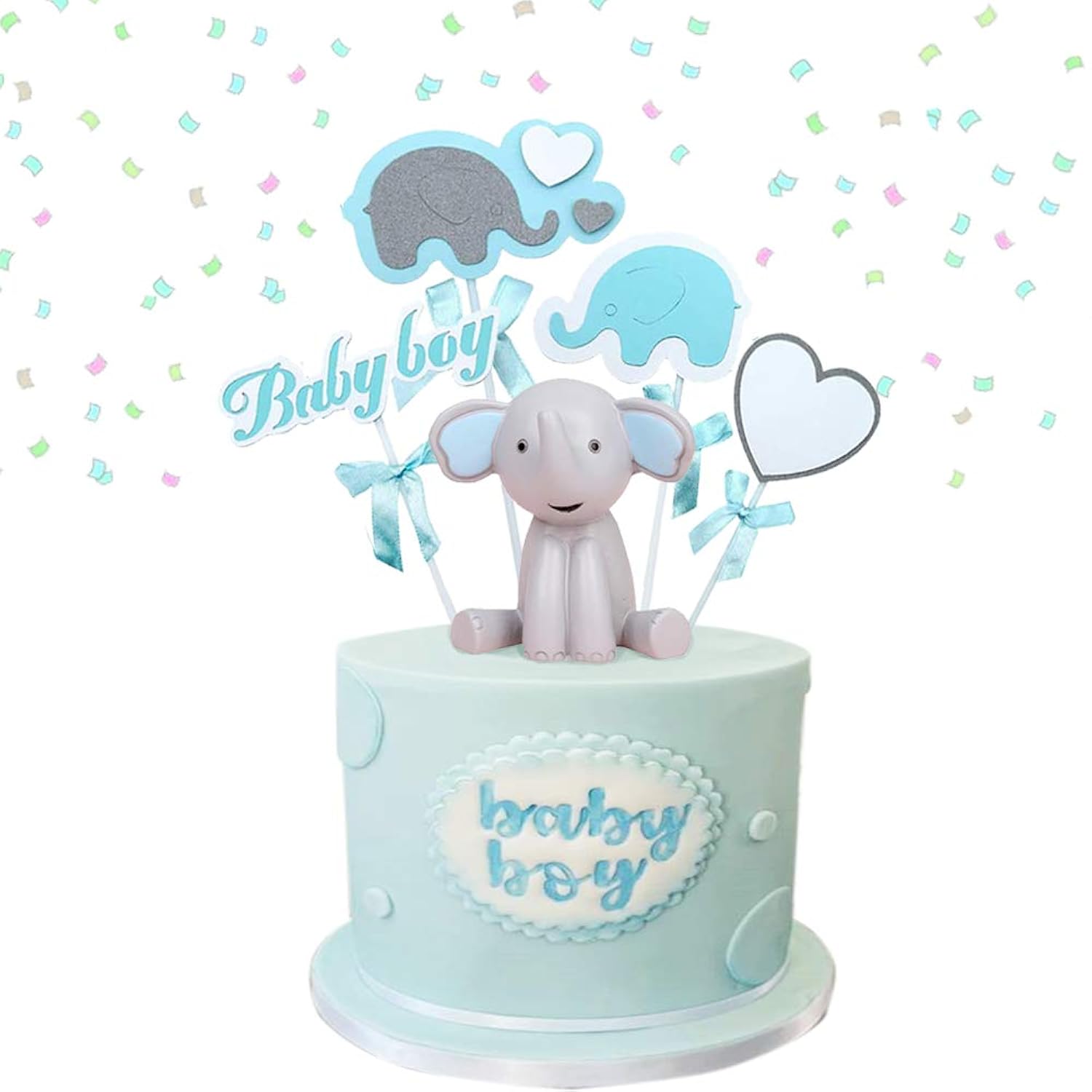 Jevenis 2 Pcs Elephant Cake Decoration Boy Baby Shower Centerpieces Its A Boy Cake Topper Bay Shower Cake Decoration Jevenis 2 Pcs Elephant Cake Decoration Boy Baby Shower Centerpieces Its A Boy Cake Topper Bay Shower Cake Decoration