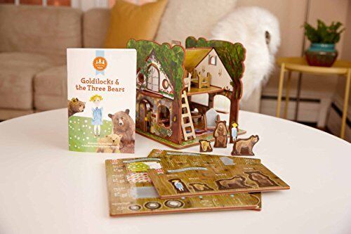 does not apply Lightweight Toy House Goldilocks and the Three Bears w/ Storybook Playset