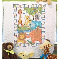 Disney Bambi Baby Quilt Stamped Cross Stitch Kit Disney Bambi Baby Quilt Stamped Cross Stitch Kit