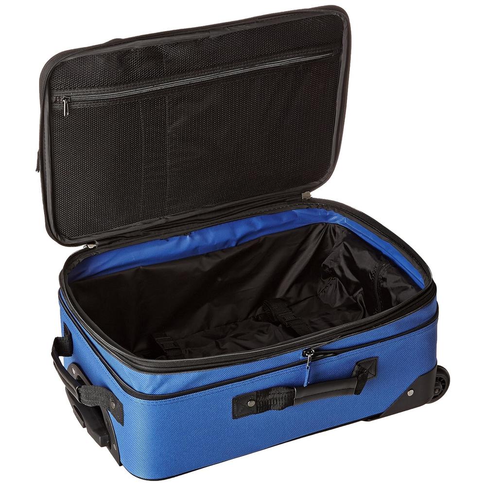 GCP Products Traveler Rio Rugged Fabric Expandable Carry-On Luggage Set, Royal Blue, 2-Piece