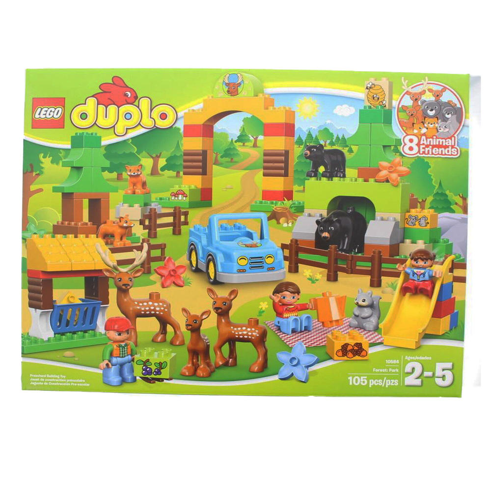 virkningsfuldhed kilometer beskæftigelse LEGO Duplo Town 10584 Park Forest Play Building Set