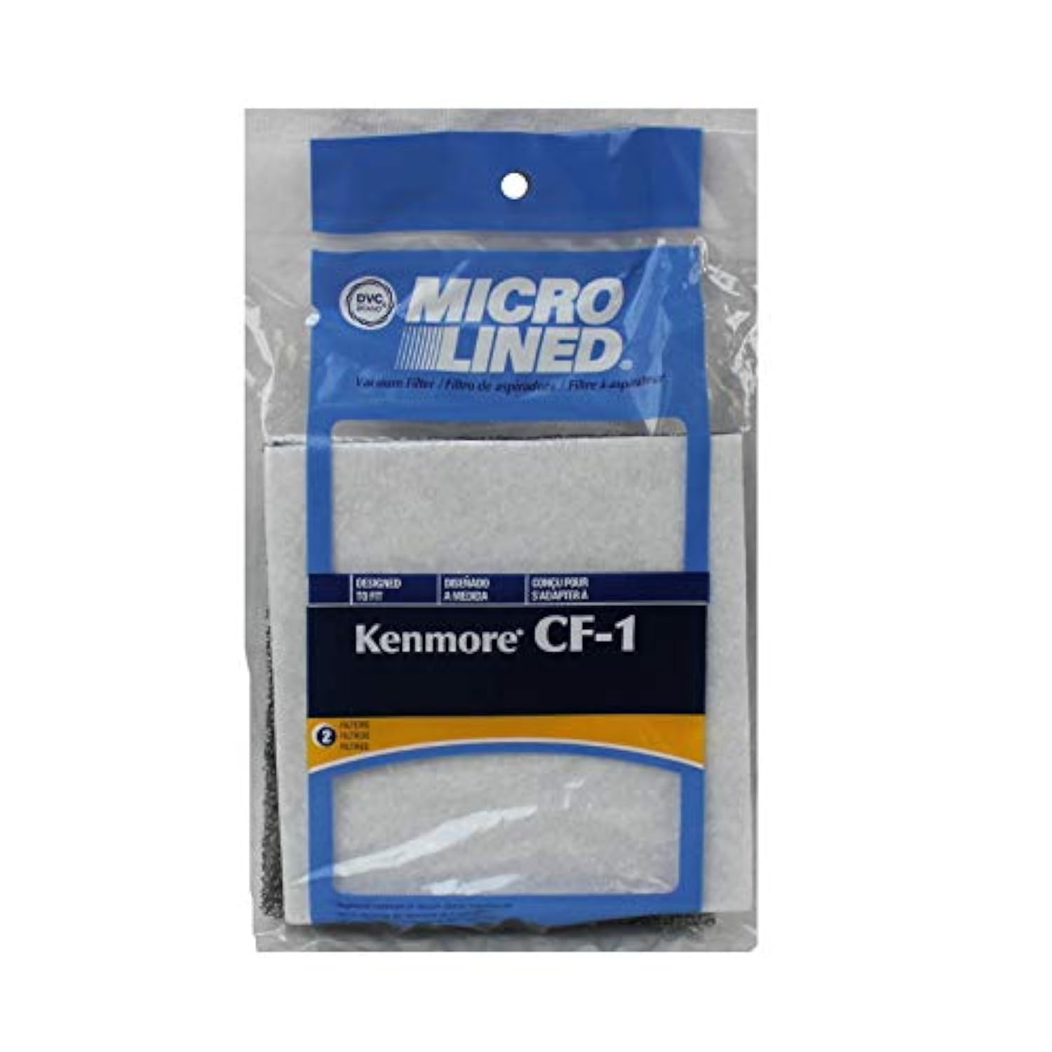 2 Ultracare Cf1 Kenmore Canister Vacuum Motor Filter 81002, 2 Pack