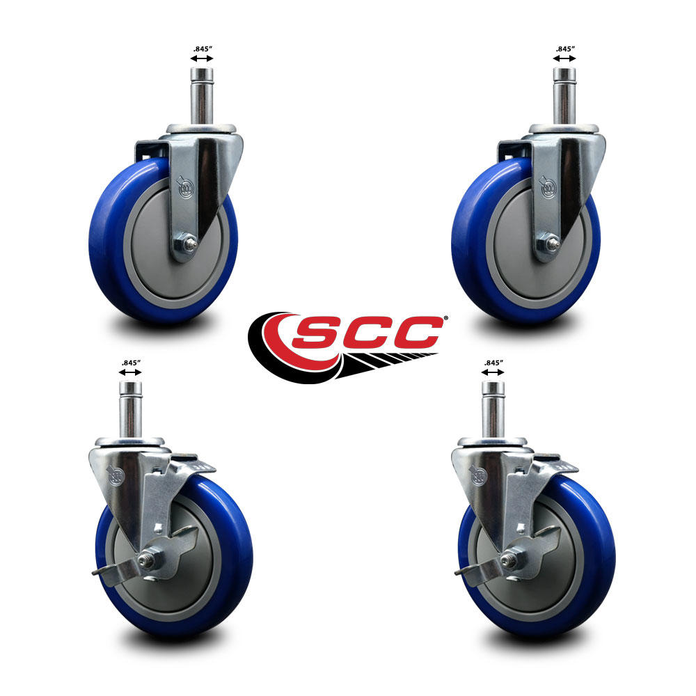 Service Caster Regency 460EC26 EC-26 5 Inch Replacement Caster Set with ...