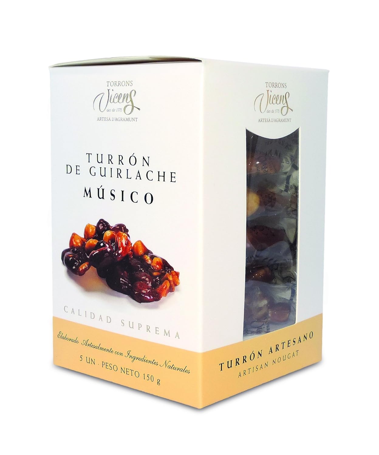 Vicens Músico Mixed Nut Brittle Turrón Rounds by Vicens