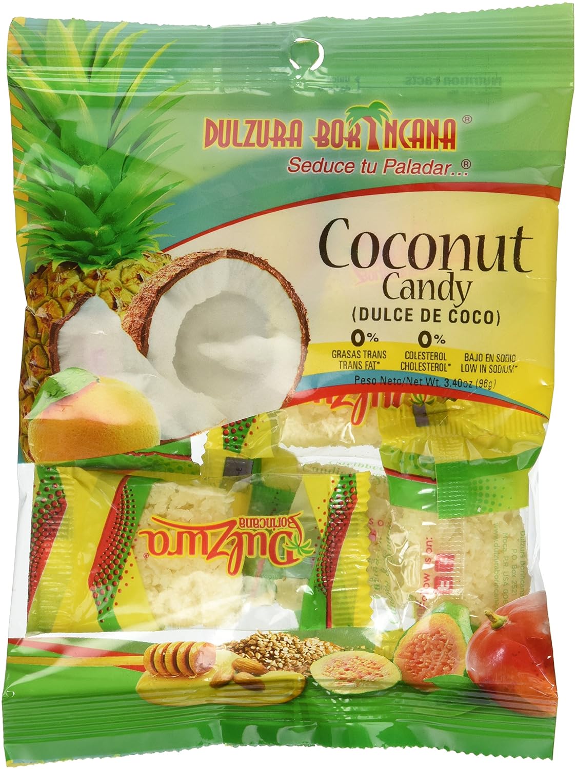 Dulzura Borincana Coconut Candy - Dulce De Coco Puerto Rican Candies By Dulzura Borincana