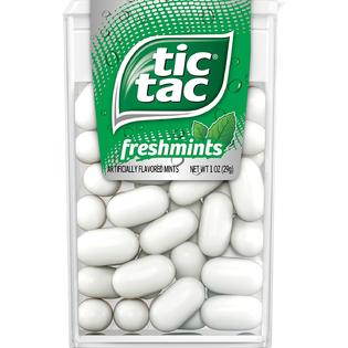 Tic Tac Fresh Breath Mints Freshmint Bulk Hard Candy Mints 1 Oz Singles 12 Count Tic Tac Fresh Breath Mints Freshmint Bulk Hard Candy Mints 1 Oz Singles 12 Count