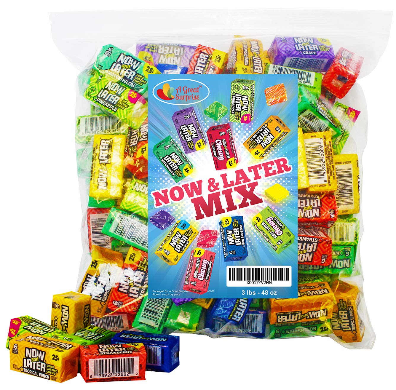 A Great Surprise Now And Later Candy Now And Later Now And Later Soft Chews Bulk Candy 3 Pounds