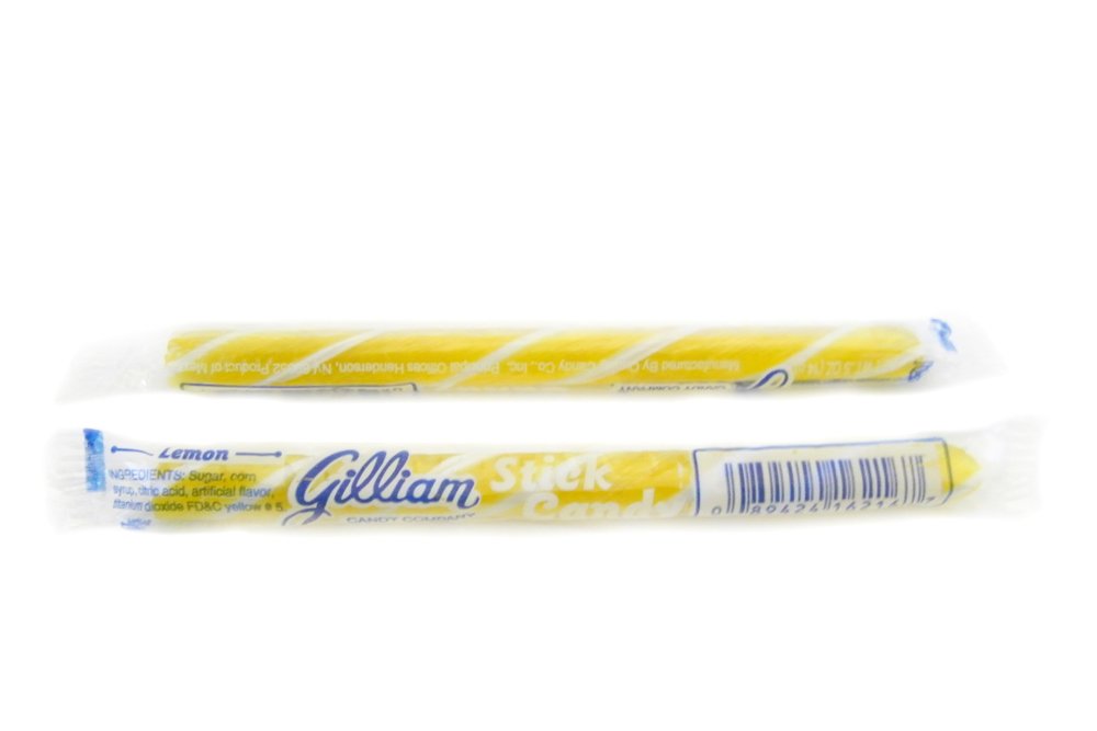 Gilliam Lemon Candy Sticks 80 Count