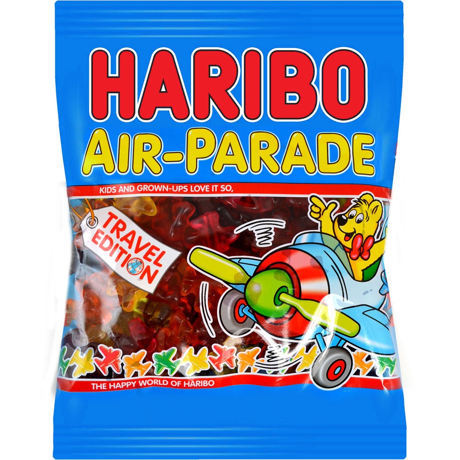 zotoyi Haribo Air-Parade 500g - Fruit gum aircraft with fruit ...