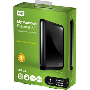 Western Digital 252035251098 My Passport Essential SE 1TB External USB ...